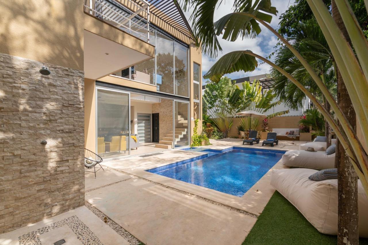 Tulum Private Modern Villa-Pool Beds-Ac-Internet-Parking-Grill Exterior photo