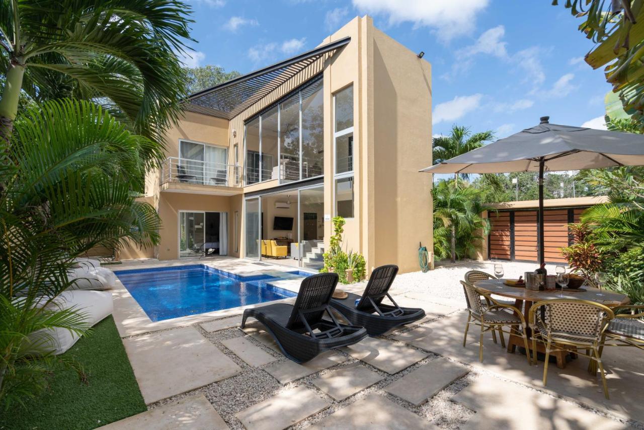 Tulum Private Modern Villa-Pool Beds-Ac-Internet-Parking-Grill Exterior photo