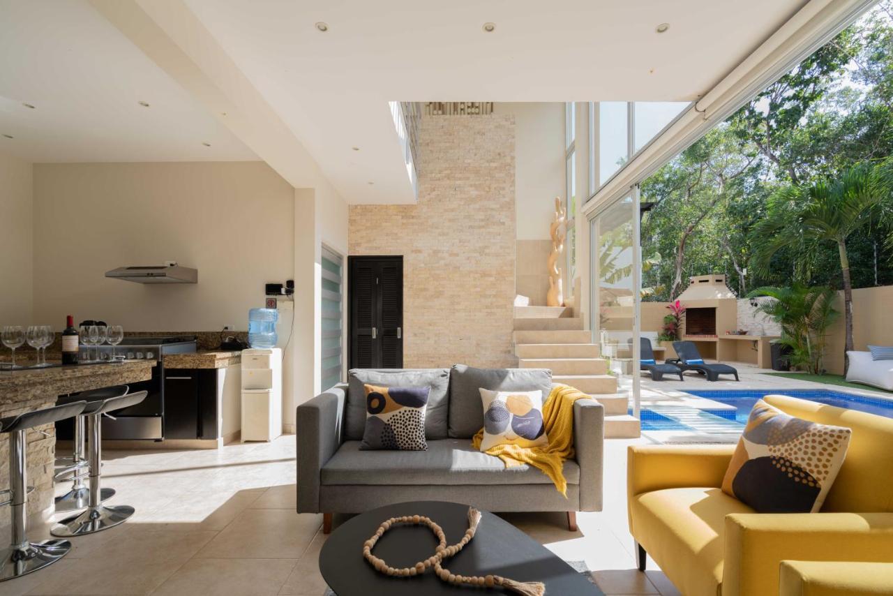 Tulum Private Modern Villa-Pool Beds-Ac-Internet-Parking-Grill Exterior photo